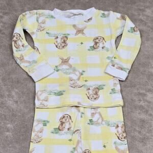 Burt's Bee's Pajamas 18 months ~ 18m Girl or Boy Pj's ~ Bunny ~ Easter ~ Rabbit